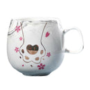 Large Ceramic Coffee Mugs Large Handle for Men Women  U0221 gray