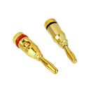 10x Musical Audio Speaker Cable Wire Connector 4mm Banana Plug Black & Red