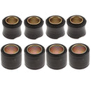 8x Motor Shock Absorber Rear Bush Lower 12mm+14mm for Motorbike Replacement