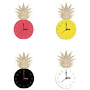 Nordic Pineapple Wall Clocks Children'S Room Wooden Silent Wall Clock Home