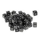100Pc Acrylic 12mm Six Sided D6 Dice Die for Dungeons & Dragons Role Playing