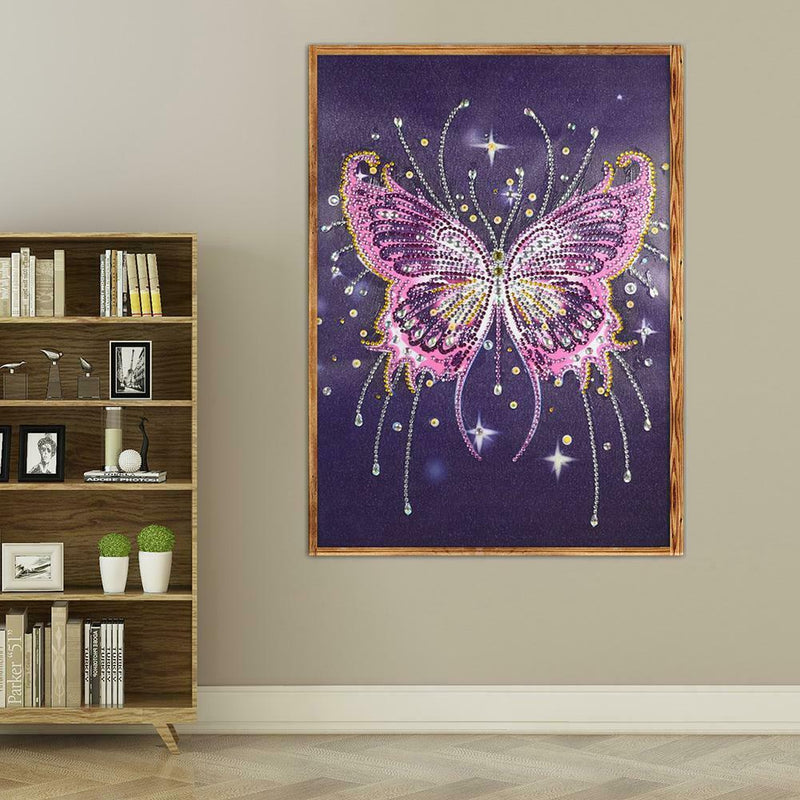 5D DIY Special Shaped Diamond Painting Butterfly Cross Stitch Embroidery