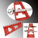 1x Plastic Wrench Spanner-Rack Organizer Holder Wrench Keeper Storage Tool Red