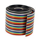 1M 40pin Wire Flat Color Rainbow Ribbon Cable Wire Durable Copper 1.17MM