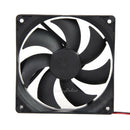 2pcs 120mm 120x25mm 12V 4 Pin DC Brushless PC Computer Case Cooling Cooler Fan
