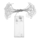Battery Box LED String Light Waterproof Snowflake Fairy Decor Lamp (2m)