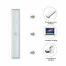 USB Rechargeable LED Wireless Under Cabinet Light Motion Closet H7I9 Light J0M4