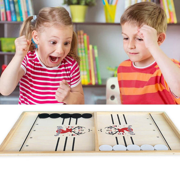 Foosball Game Chess Parent-Child Interactive Ice Hockey Toys (L Christmas)