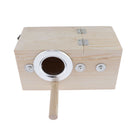 Wooden Cage Bird Parrot Parakeet Nest Small Animals House Middle Left Open