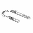 Chrome Door Chain& Screws High Security Safety Guard Restrict Lock Anti KYO