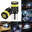 2 Pcs T10 501 194 W5W SMD 24 LED Car HID White CANBUS Light Free Error Bulb