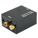 Optical Coaxial  Digital to Analog Audio Converter Adapter RCA L/RJ ,T3C