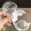 Clear Safety Oven Knobs Cover 4 Pack - Baby Proofing Protection Lock for Ov H6R5
