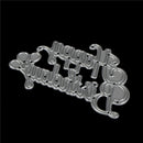 Birthday Party Card Metal Cut Dies For Scrapbooking Stencil DIY Album Decor Z