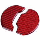 2PCS for Ford Mustang Red Carbon Fiber Car Interior Central Air Conditioner