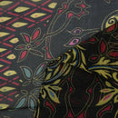 Women Peacock Chiffon Scarf Long Soft Shawl Silk Wrap Neck Warm Stole black Z1F8