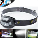 60000lm LED HeadLamp Motion Sensor USB Rechargeable head headlight 5 Modes New