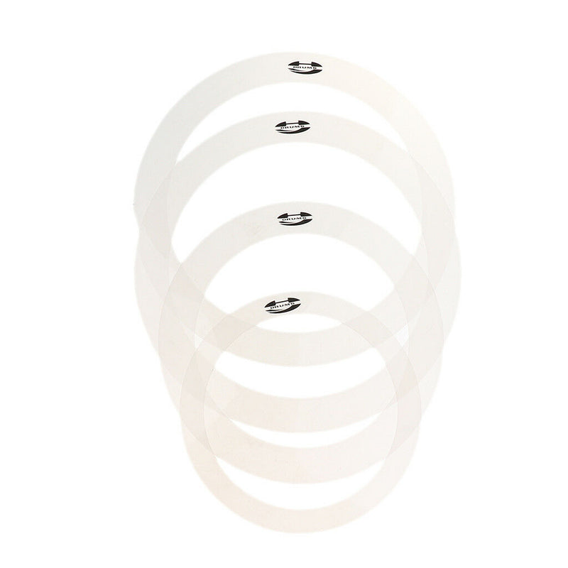 2 Packs Drum Muffler Dampening Rings Tone Control for Drum Set Jazz Drum