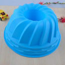 Large Spiral Shaped Bundts Cake Pan Bread Bakeware Silicone Mold Baking Tools