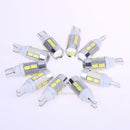 10pcs Car Led Lights T10 5630 10smd Led Wide Light W5W 168 194 192 158 White