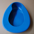 Anti- Contoured Blue Plastic Bedpan Seat Urinal for Bedridden Patient Daily