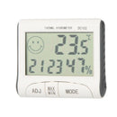 Digital LCD thermometer hygrometer humidity temperature meter clock / magne