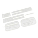 6Pcs Acrylic DIY Moldeling Template Set Leather Bag Pattern Leather Craft