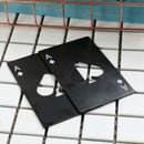 Beer Bottle Opener Black Poker Card Personalized Stainless Steel of Spades BTE