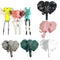 4x Rustic Animal Head Wall Hook Elephant Goat Deer Heavy-duty Cloth Hanger