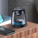 Compact Clear Music Mini Clear Waterproof Wireless Bluetooth Speaker with LED