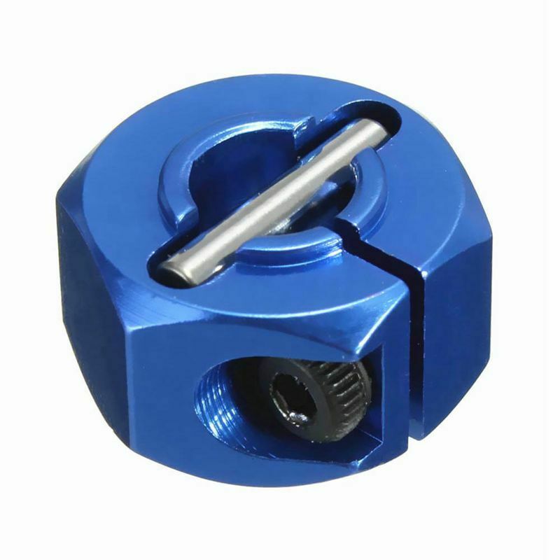 RC Blue Aluminum 7.0 Wheel Hex 12mm Drive with Pins Screws 4P HSP HPI Tamiy S4I9