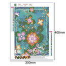 5D DIY Full Drill Diamond Painting Cross Stitch Embroidery Kit (Flower04)
