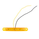 2x Amber 9 LED Truck Side Marker Light Clearance for Car Lorry Bus Waterproo Ew