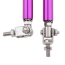 Pair 20cm Adjustable Car Front Bumper Lip Splitter Rod Strut Tie Bar Purple