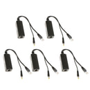 5x Active 12V PoE Power Over Ethernet Splitter Adapter IEEE 802.3af 100Mbps