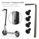 4Pcs Scooter Handlebar Front Fork Tube Screws With Hexagon Handle Replaceme