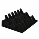 Black Wood, flannel 18 Finger Ring Display Showcase Organizer Holder Jewelr V8Q8