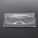 5pcs/lot Portable Credit Card 3X Magnifier Magnifying Magnification Fresnel Lens