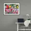 5D DIY Full Round Drill Diamond Painting Bird Cross Stitch for Gift (B1035) A