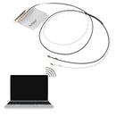 1 Pair Universal Laptop Mini PCI-E Wireless Wifi Internal Antenna Black+White