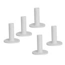 Pack Of 5 Rubber Dual Purpose Golf Driving Range Tees Home Range Tee White