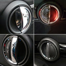 4pcs/set Carbon Fiber inner Door Handle Cover Trim For MINI Cooper F54 F55 F60