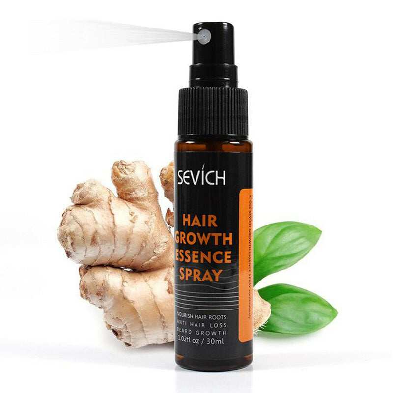 1 Bottle Unisex Natural Hair Growth Spray Strong Hair, Hair Regrowth Oil