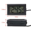 Waterproof Electronic Digital LCD Pet Aquarium Thermometer w/ Probe(Black) A