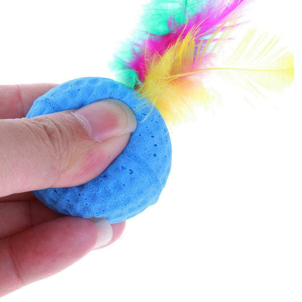 10pcs/Set Fish Bell Ball Cat Rod Stick Cat Catcher Teaser Interactive Toys #gib