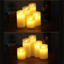 Electronic LED Flameless Swing Flickering Candle Light Decorative 7.5x17.5cm