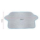 Windshield Sunshade Sun Shade, Reflective Polyester Blocks Heat and Sun.