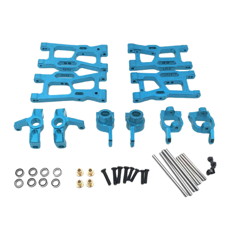 Metal Upgrades Parts Kit WLtoys 144001 124018 124019 Replace Blue