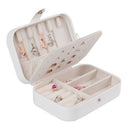 Multifunction Jewelry Storage Box Portable Fresh PU Leather Packing Case