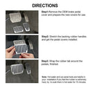 2 Pcs Non-Slip Performance Aluminium Alloy Accelerator Foot Rest Modified P F1M8